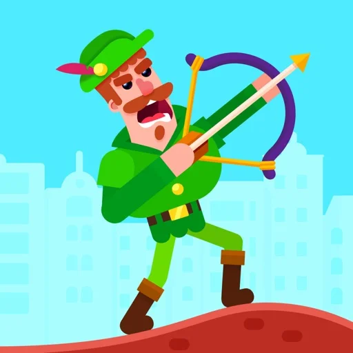 Unlimited Coins Bowmasters MOD APK All Characters & Gems [2026] icon