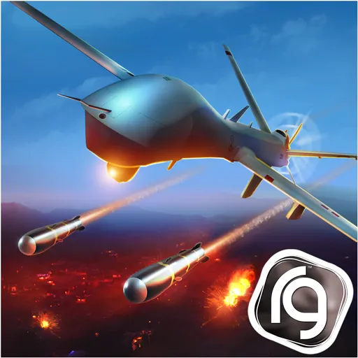 Drone Shadow Strike MOD APK (Unlimited Cash & Hellfire Missiles) icon