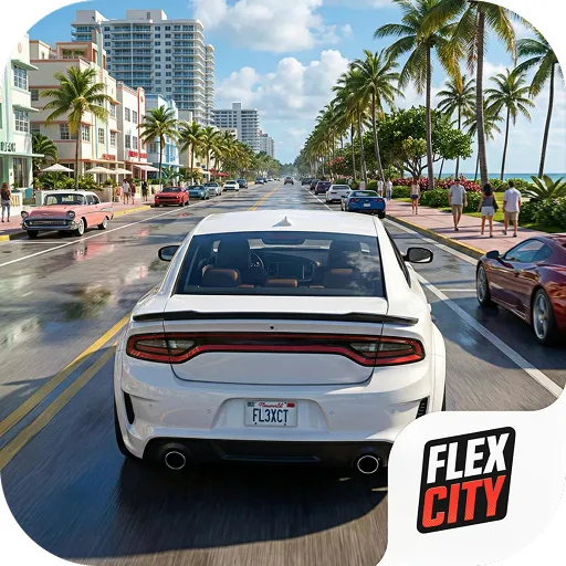 Flex City Vice Online MOD APK [Unlimited Money & Supercars 2026] icon