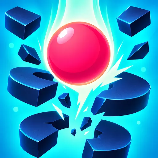 Helix Jump MOD APK 2026 (All Skins Unlocked & Infinite Revives) icon