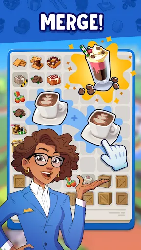 Merge Mayor MOD Menu APK 2026 (Unlimited Gems & Energy) Screenshot 1