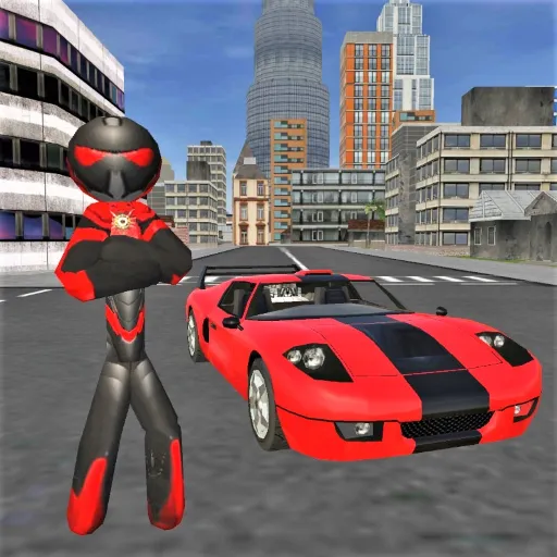 Stickman Rope Hero MOD APK (Unlimited Money) icon