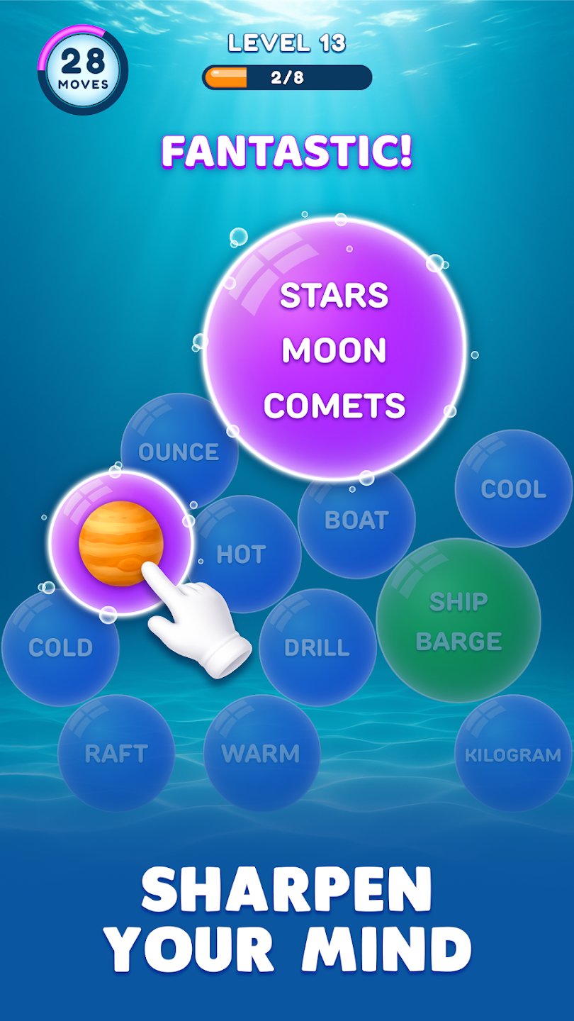 Bubble Word Jam Gameplay Screenshot 2