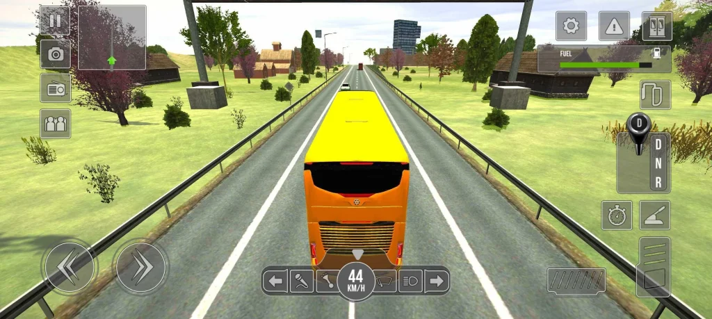 Real Bus Driving Journey Highway Driving