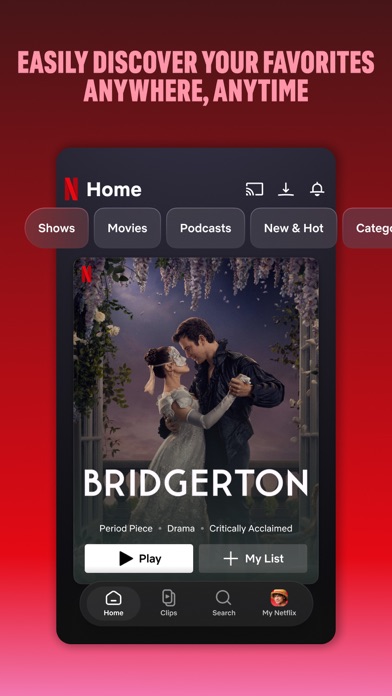 Netflix Premium Pro MOD APK v26.45 Main Screenshot
