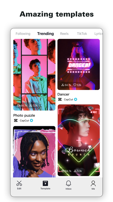 Capcut Pro MOD APK v26.45 Main Screenshot