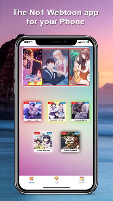 Webtoon Pro MOD APK v26.45 Main Screenshot