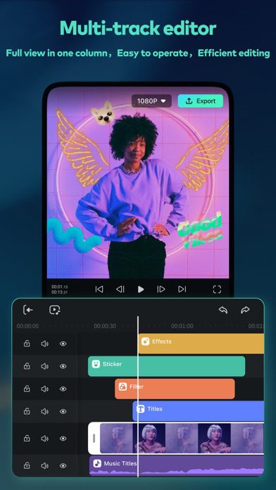 Filmora Pro MOD APK v26.45 Main Screenshot