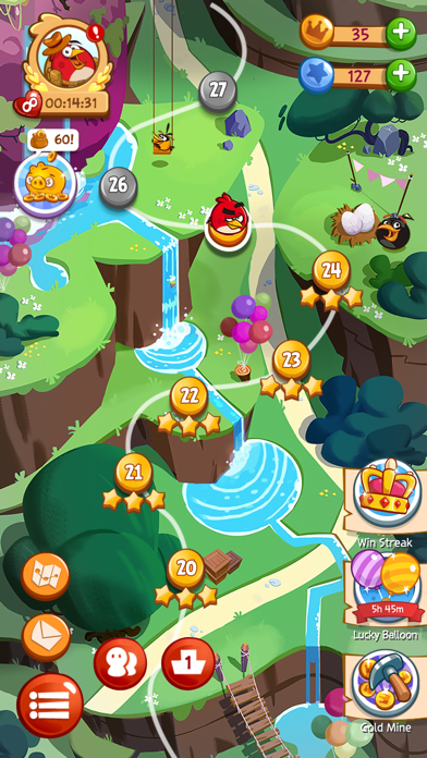 Angry Birds Blast MOD APK (Unlimited Lives, Boosters & Coins) 2026 Screenshot 3