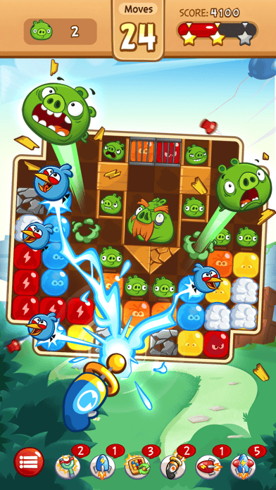Angry Birds Blast MOD APK (Unlimited Lives, Boosters & Coins) 2026 Screenshot 4